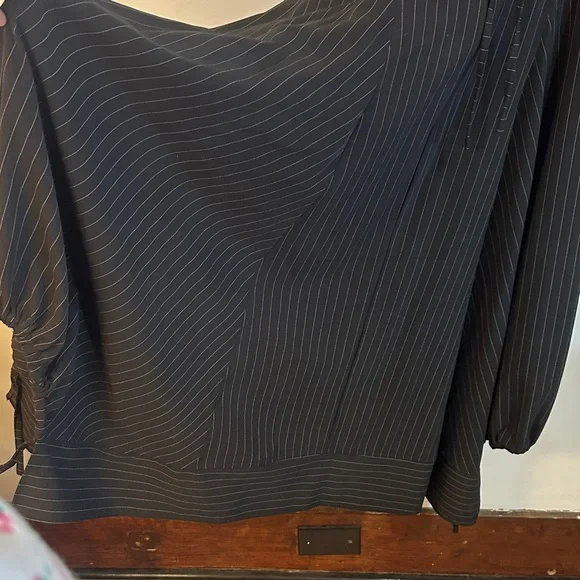 Hanna for la journee UNIQUE pin striped midi/maxi dress - Picture 9 of 9